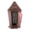 Exotic Hexagonal Candle Lantern - 13 inches