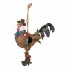 Cowboy Rooster Decorative Bird House - Polyresin and Metal