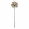 Mixed Pattern Metal Flower Garden Stake - 37.5 inches
