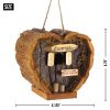Mini Heart-Shaped, "Love Shack" Decorative Bird House