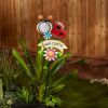 Metal Thermometer Garden Stake - Ladybug