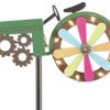 Tractor Solar Powered Garden Stake with illuminated  Wheels