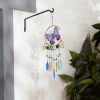 Glass Leaves Colorful Wind Chimes - Butterfly